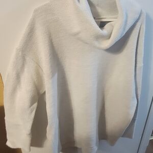 Ava & Viv Light Cream Cowl Neck Sweater